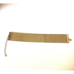 Urban Outfitters Choker Necklace Gold  Tone Mesh New With Tags